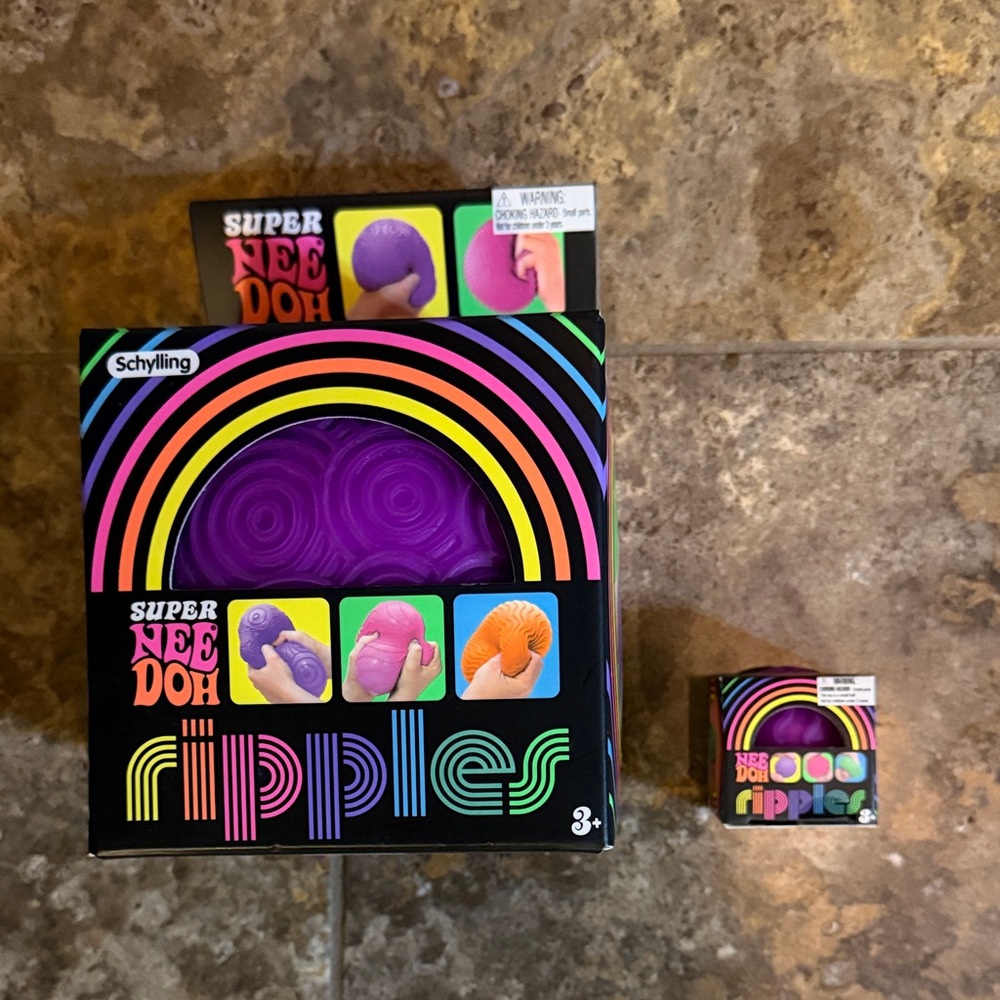 Super & Mini NeeDoh Ripples Purple